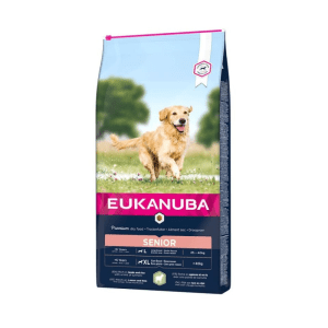 Dry dog food – Eukanuba Senior Large Lamb and Rice, 12 kg