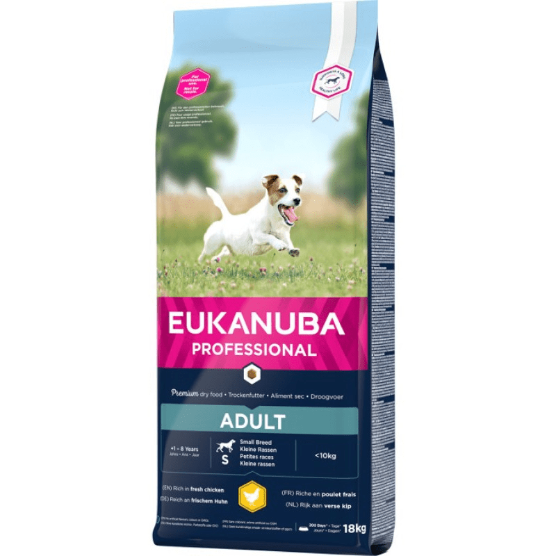 Dry dog food – Eukanuba Adult Small Chicken, 18 kg – 181Suns Dry dog food – Eukanuba Adult Small Chicken, 18 kg