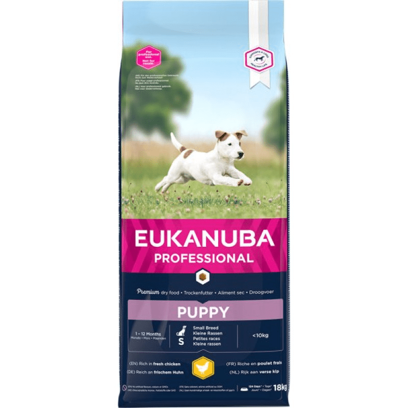 Сухой корм для щенков – Eukanuba Puppy & Junior, Small, Chicken, 18 кг – 181Suns Сухой корм для щенков – Eukanuba Puppy & Junior, Small, Chicken, 18 кг