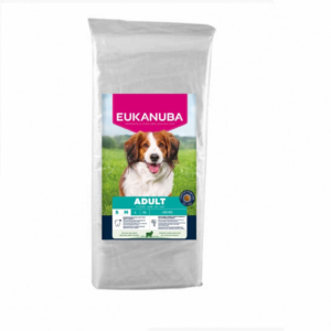 Sausa barība suņiem – Eukanuba Adult Small and Medium Lamb and Rice, 18 kg